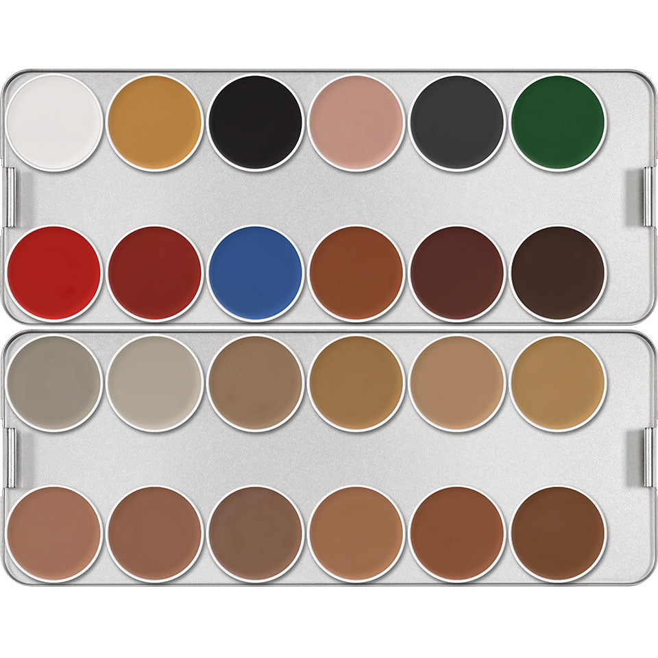 Aquacolor Wet Makeup - 24-Color Palettes N