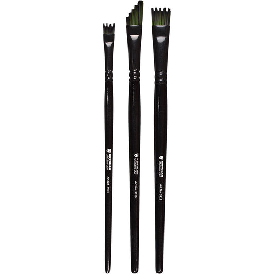 Modern Art Brush Set, 3 pieces