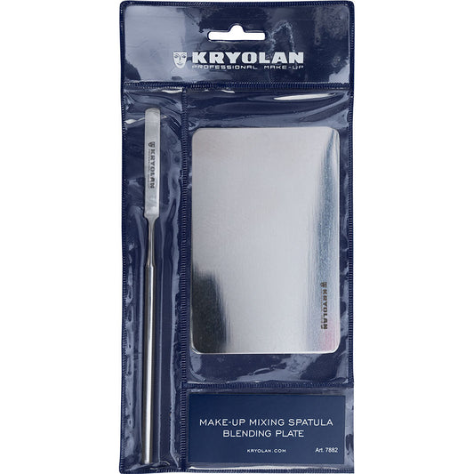 Make-Up Mixing Spatula & Blending Plate Set