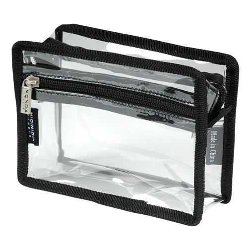 Clear Bag with Zipper   7x21/2x5"