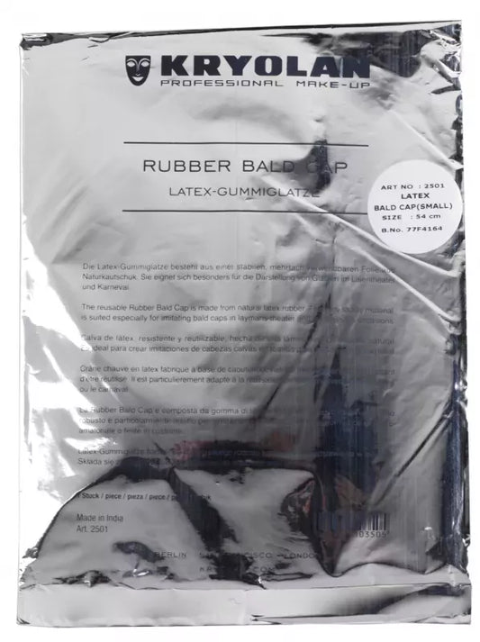 Latex Rubber Bald Cap Uncolored