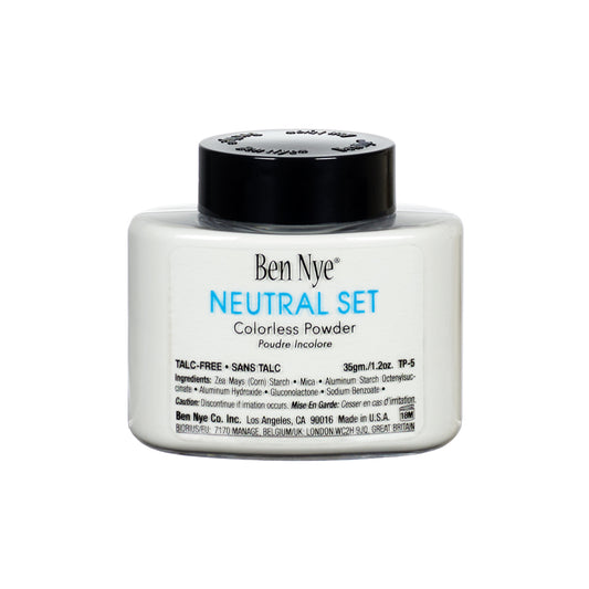Neutral Set Colorless Face Powder 1.2oz./35gm. Shaker Bottle Talc Free