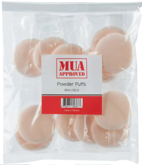 MINI Powder Puff - Peach/dozen pack