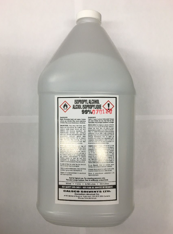 Isopropyl Alcohol 99% - 1 gal-CUSTOM- [RETAIL]