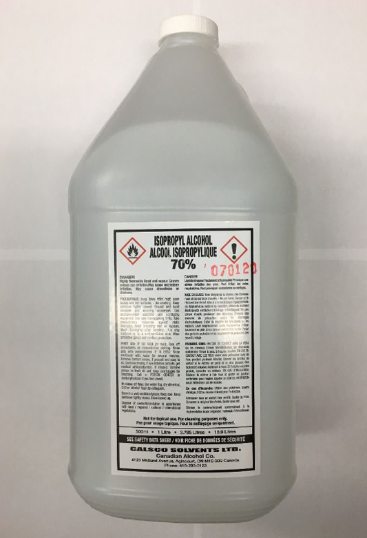 Isopropyl Alcohol 70% - 1 Liters